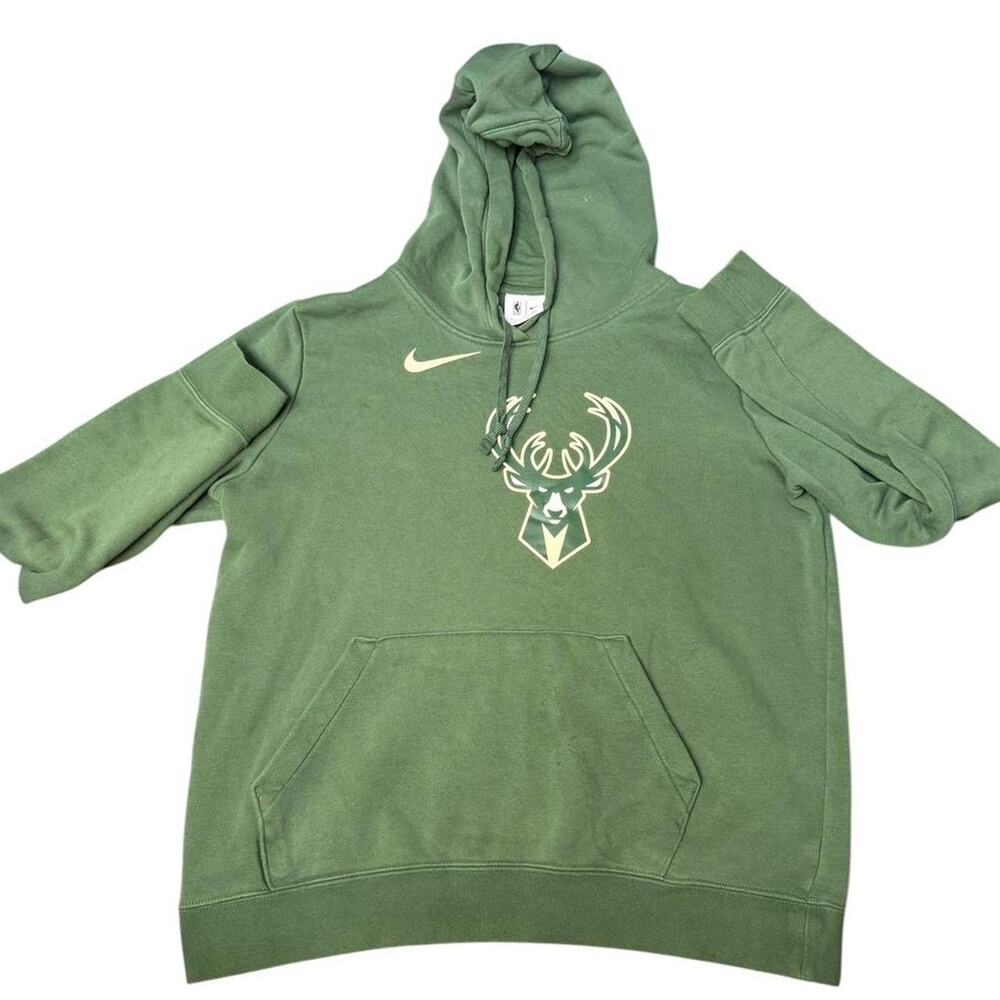 Nike green Milwaukee Bucks Hoodie S